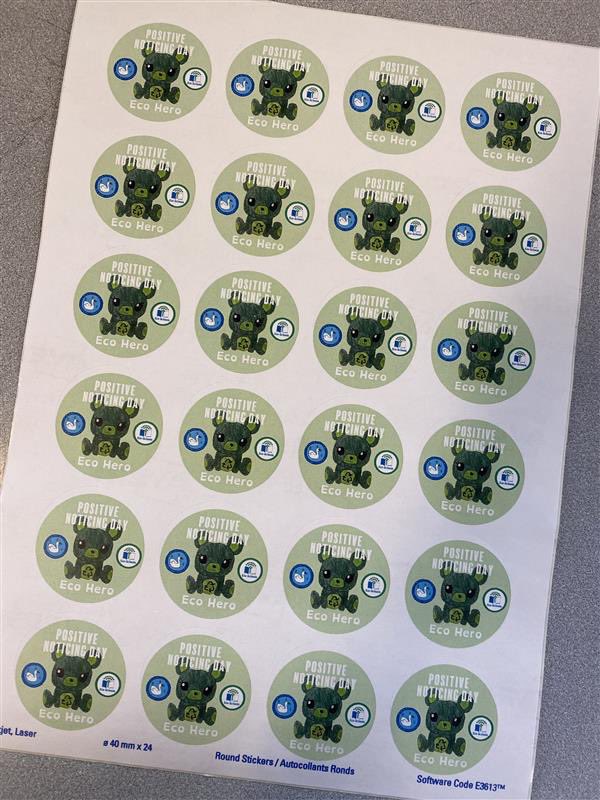 CanalViewPSEdin's tweet photo. We are so excited about #PositiveNoticingDay at Canal View. All day we will be noticing the brilliant things our learners are doing! Our Eco Group even have their own #PositiveNoticing stickers for when they spot an Eco Hero! π₯° @TheAdultsChange https://t.co/dODz6bADkr