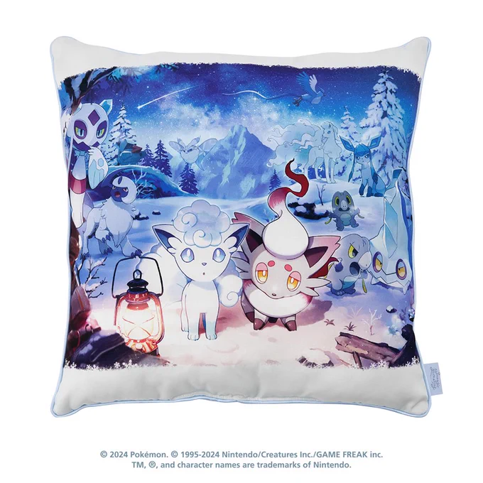 雪山をテーマにしたグッズ「Snowy Gathering」メインアートを担当しました!夜の雪山で、ふと気がつくとポケモンたちがまわりに集まってきて…#ポケモンセンター で発売中です!どうぞよろしくお願いします! 
