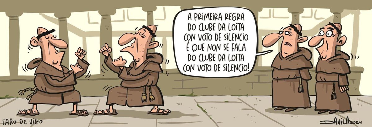 OBichero's tweet image. Votos de silencio #humorgalego #davila #obichero