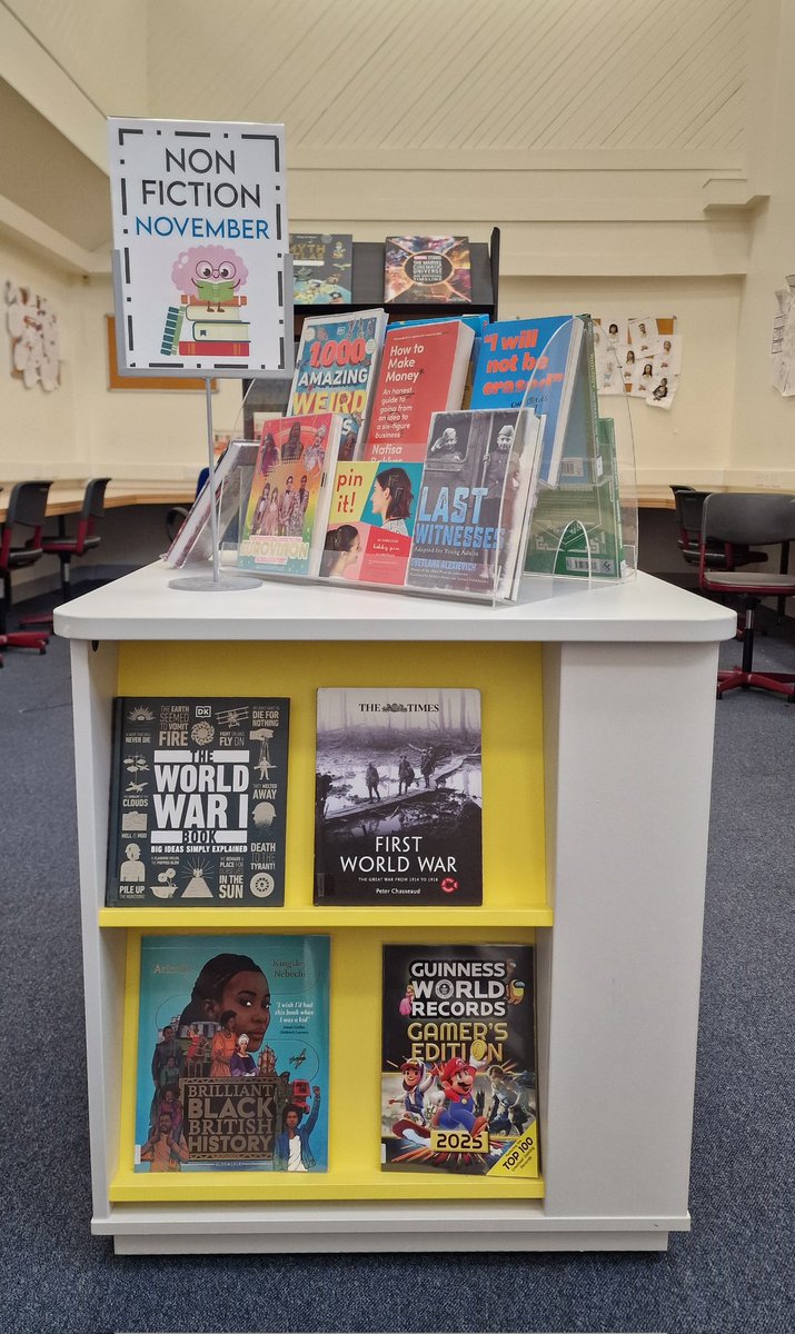 It's #NonfictionNovember! Whether you're learning something new or browsing photos of adorable animals, make your way to the library to check out all of our fabulous nonfiction books.