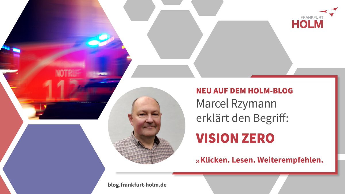 Was wird als #VisionZero bezeichnet und welches Ziel wird mit dem Vision-Zero-Konzept verfolgt? Marcel Rzymann erklärt auf dem HOLM-Blog den Begriff und nennt Maßnahmen, mit denen die Vision Zero im #Verkehr erreicht werden soll.

Viel Spaß beim Lesen! blog.frankfurt-holm.de/beitrag/vision…