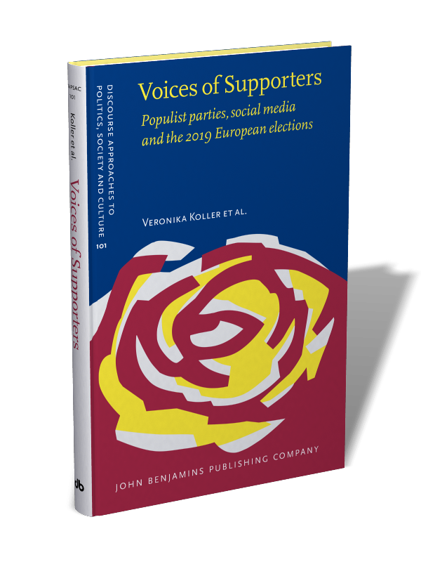 JLANPOL (@jlanpol) on Twitter photo ✨📕 | NEW ISSUE 23(6)
Shuqiong Wu & Shiyu Chen review Veronika Koller et al.'s 2023 book 'Voices of Supporters: Populist Parties, Social Media and the 2019 European Elections'
👉 Review: doi.org/10.1075/jlp.24…
👉 Book: bit.ly/3WVDJHM
<a href="/VeronikaKoller/">Veronika Koller (account not active)</a> ✨📕 | NEW ISSUE 23(6)
Shuqiong Wu & Shiyu Chen review Veronika Koller et al.'s 2023 book 'Voices of Supporters: Populist Parties, Social Media and the 2019 European Elections'
👉 Review: doi.org/10.1075/jlp.24…
👉 Book: bit.ly/3WVDJHM
<a href="/VeronikaKoller/">Veronika Koller (account not active)</a>