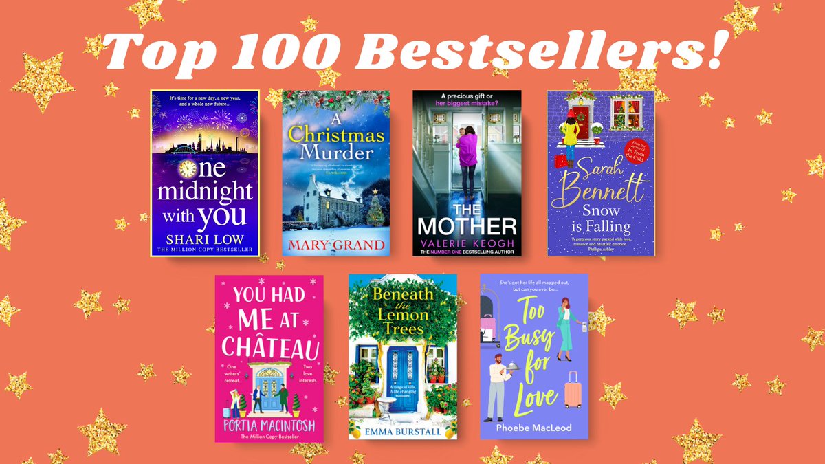 Boldwood Books (@boldwoodbooks) on Twitter photo ✨ TOP 100 BESTSELLERS ✨
Huge congratulations to @ShariLow, @authormaryg, <a href="/ValerieKeogh1/">Valerie Dickenson</a>, <a href="/Sarahlou_writes/">Sarah Bennett</a>, @PortiaMacintosh, @emmaburstall and <a href="/macleod_phoebe/">Phoebe MacLeod</a> who are in the Kindle bestsellers chart today! 🎉📚 ✨ TOP 100 BESTSELLERS ✨
Huge congratulations to @ShariLow, @authormaryg, <a href="/ValerieKeogh1/">Valerie Dickenson</a>, <a href="/Sarahlou_writes/">Sarah Bennett</a>, @PortiaMacintosh, @emmaburstall and <a href="/macleod_phoebe/">Phoebe MacLeod</a> who are in the Kindle bestsellers chart today! 🎉📚