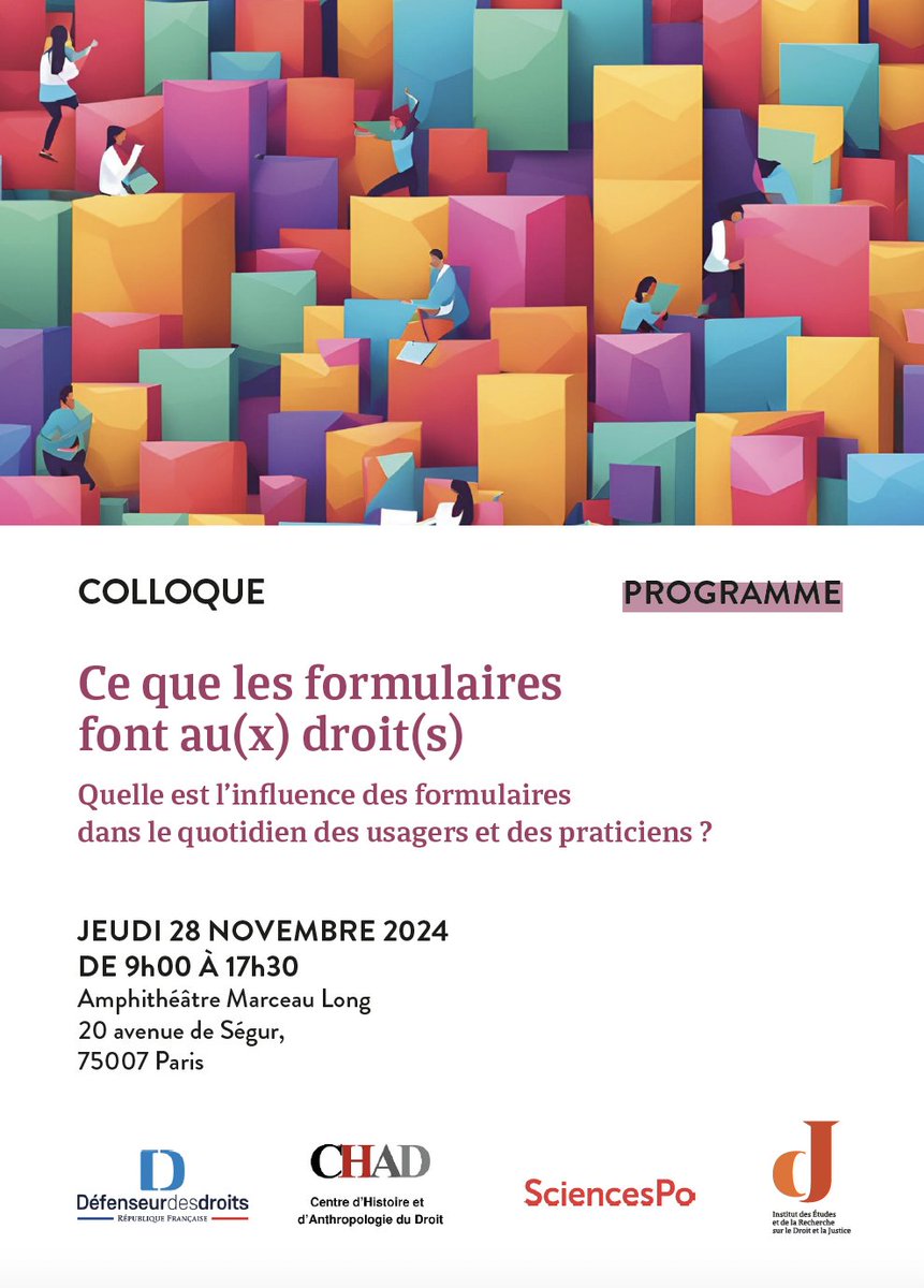 Centre d'histoire et d'anthropologie du droit UPN tweet media