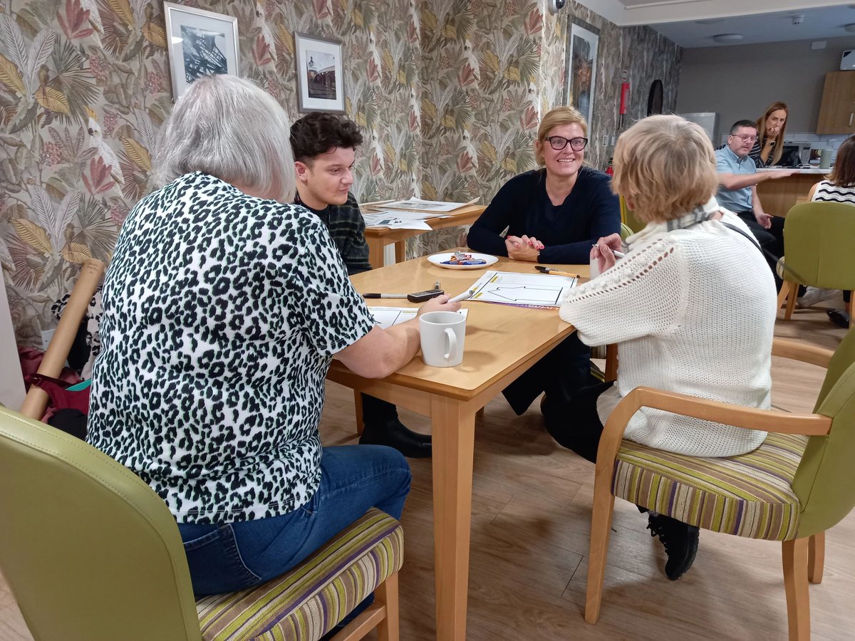 uk_ioct's tweet image. Meaningful innovation starts with listening.

Last week, we joined Bernicia Living tenants at Grasmere House to hear their insights on tech for independent living.

Huge thanks for your ideas - together, we’re building a more empowered future!

#IoCT  #AgeingIntelligence