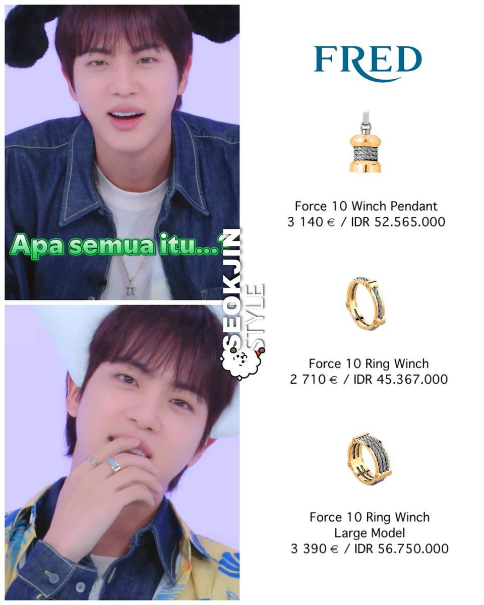 100YOUNGFOREVER's tweet image. Outfit 13-11-24 Vista previa de #Jin en #KPopON! Centro de #Spotify!