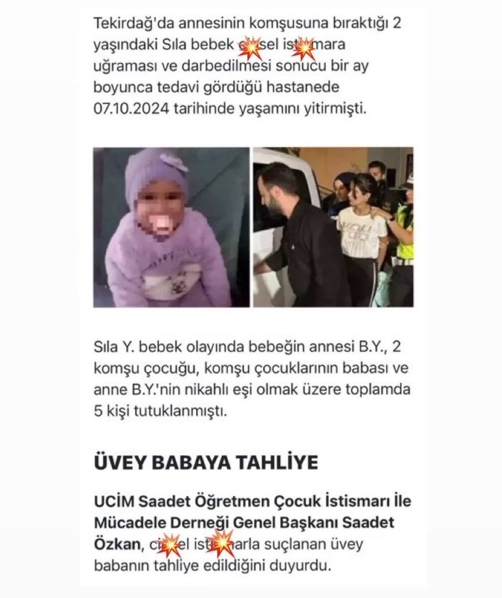 CansuTugan's tweet photo. Muz cumhuriyetinden yine şaşırılmayacak haberler serbest bırakanlar yasa çikarmayanlar bunlara sebep olanlar yönetenler hepiniz canınızı kolay veremeyin etlerimizi liğme liğme parçalanarak geberin tez vakitte inşallah 
#SılaBebekUEveyBabaTahliyeOldu
#sılabebekİcinadalet https://t.co/MHgTd5EiY6