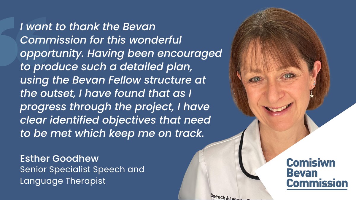 Bevan Commission (@bevancommission) on Twitter photo Do you work in health and care and want to lead change and transformation through your work?
If so, apply to become a Bevan Fellow by 8 December.
See what <a href="/GoodhewEsther/">Esther Goodhew</a> from the <a href="/CV_UHB/">Cardiff and Vale University Health Board</a> said about her experience. Do you work in health and care and want to lead change and transformation through your work?
If so, apply to become a Bevan Fellow by 8 December.
See what <a href="/GoodhewEsther/">Esther Goodhew</a> from the <a href="/CV_UHB/">Cardiff and Vale University Health Board</a> said about her experience.