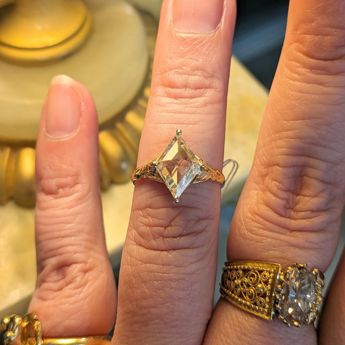 ❗️再値下げ❗️❤️鑑別書付き❤️ダイヤモンドリング　16号 ラザール ダイヤモンド オンラインショップ