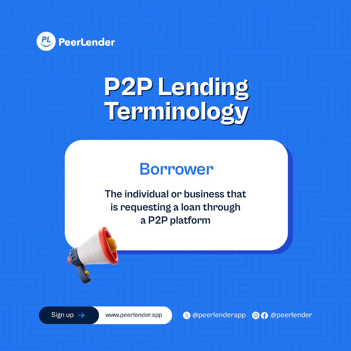 PeerLenderApp's tweet photo. Let's get familiar! 🤸🏻 Are you a lender or a borrower? Stay mindful when signing up on https://t.co/2cy0Ww8KwI. 

#borrowing #borrowers #borrowersapp #p2pbanking #loansites https://t.co/C4xtOtLDtf