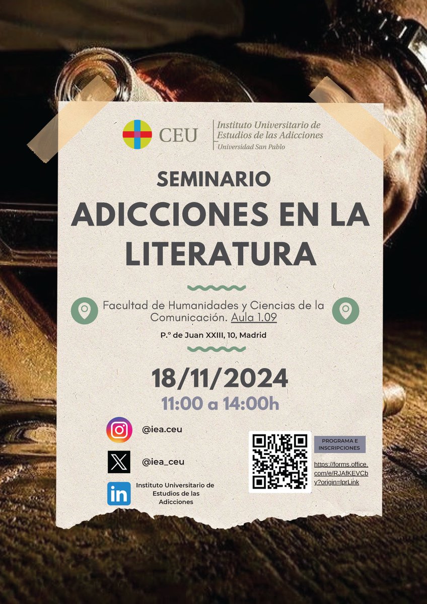 Instituto Universitario Estudios de las Adicciones tweet media