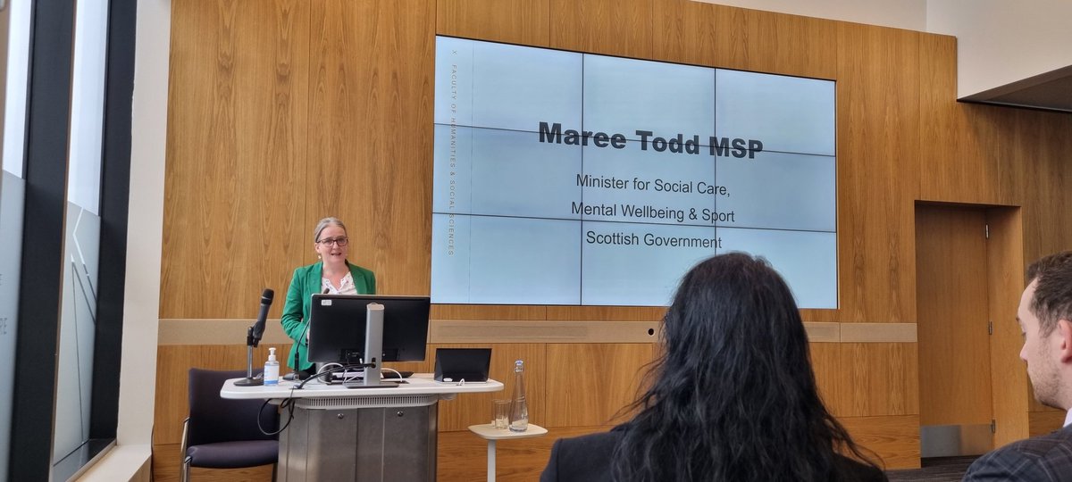 Great to be at the launch of the new Centre for #Autism Research and Education @ Strathclyde (CARE@S) - Minister for Social Care, Mental Wellbeing and Sport <a href="/MareeToddMSP/">Maree Todd</a> is offering her support and outlining the work that <a href="/scotgov/">Scottish Government</a> is undertaking