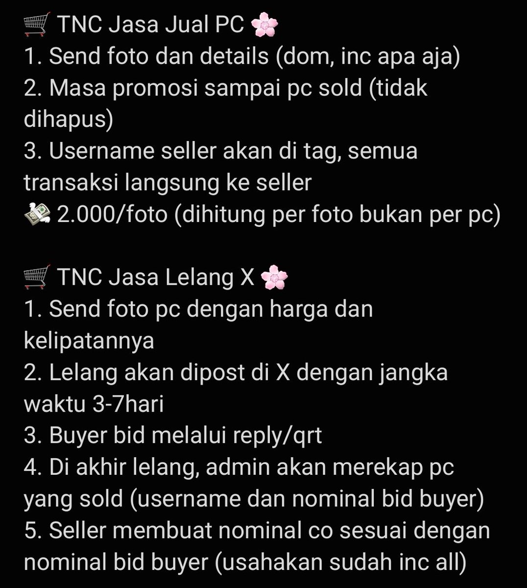 🛒 OPEN JASA JUAL DAN JASA LELANG PHOTOCARD 🌸