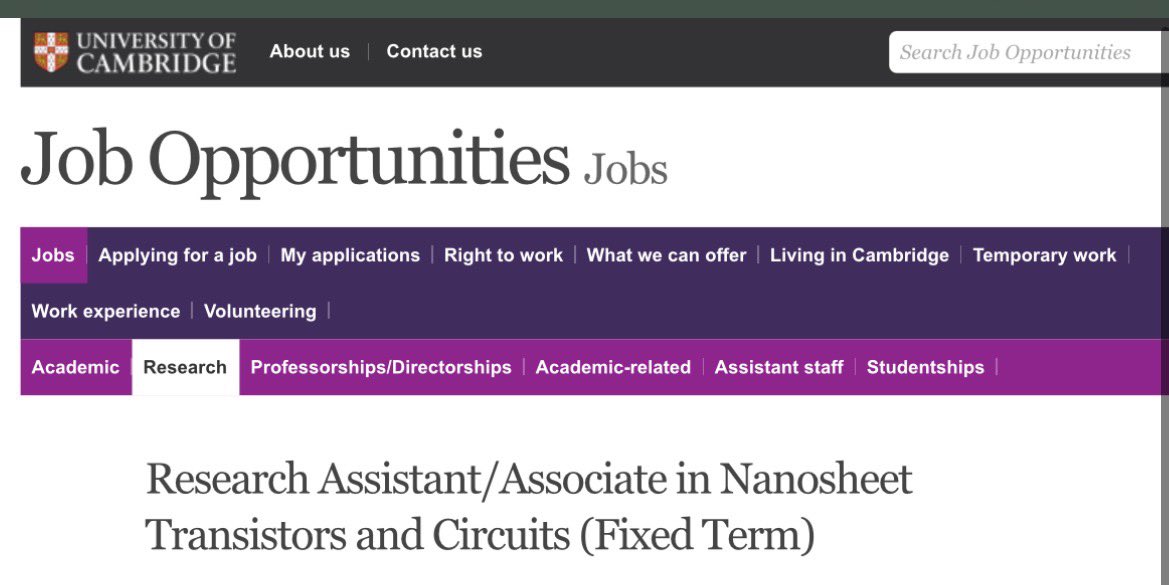 Tawfique Hasan (@tawfiquehasan) on Twitter photo We have a #PDRA position open in Cambridge for 3 years for <a href="/hypersonic_eic/">HYPERSONIC EIC</a> project! Join us in creating, next-generation #analog and #digital circuits and sensors with solution-deposited #nanosheets. <a href="/cambridge_ee/">cambridge_ee</a> <a href="/GrapheneUCam/">Cambridge Graphene Centre</a> jobs.cam.ac.uk/job/49150/ We have a #PDRA position open in Cambridge for 3 years for <a href="/hypersonic_eic/">HYPERSONIC EIC</a> project! Join us in creating, next-generation #analog and #digital circuits and sensors with solution-deposited #nanosheets. <a href="/cambridge_ee/">cambridge_ee</a> <a href="/GrapheneUCam/">Cambridge Graphene Centre</a> jobs.cam.ac.uk/job/49150/