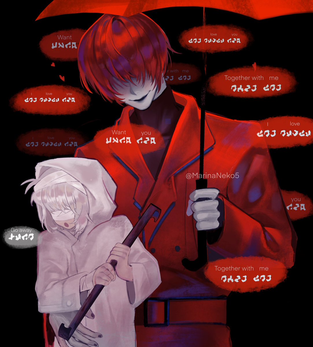 MarinaNeko5's tweet photo. #文字化化 #Homicipher 

part 1 https://t.co/w0l4FXQy1Q