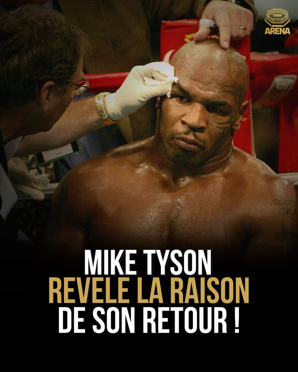 MMArena_'s tweet image. 🚨🚨 MIKE TYSON RÉVÈLE LA RAISON DE SON RETOUR SUR LE RING FACE À JAKE PAUL !!!

🗣️ « Ma famille est tout pour moi. Mes enfants pensent que je ne suis personne. Mais pendant cette soirée (de mon retour) ils vont découvrir que leur papa est vraiment spécial. Ils vont réaliser…
