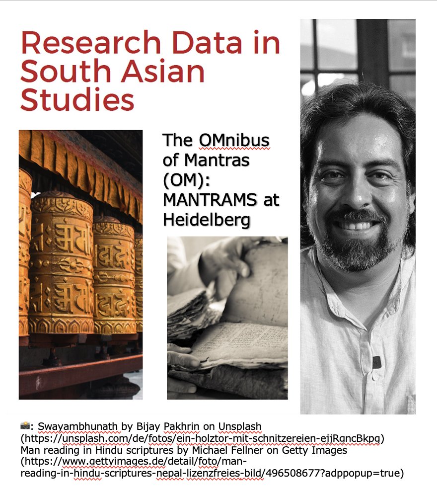 ISTB_Vienna's tweet image. At Heidelberg, @LariosBor (@ISTB_Vienna) and Andrea Acri ( École Pratique des Hautes Études l PSL) recently introduced the 'OMnibus of Mantras' (mantrams.univie.ac.at) for interactive digital access to mantra traditions across South Asia through sound, text, and imagery.