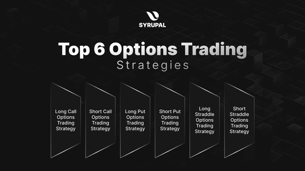 SyrupalOfficial's tweet photo. Get a grip on options with these 6 strategies! ✊

#Syrupalprotocol #OptionsTrading #CeDeFi #TON