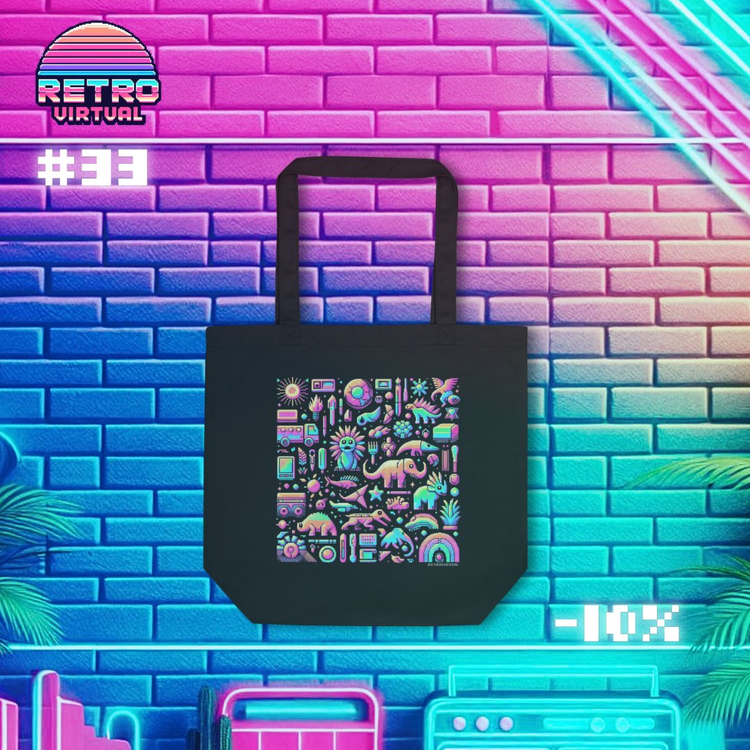 RetroVirtualX's tweet image. 🦖 Dino Game 🦖

👾🌌 ¡Sumérgete en un mundo lleno de dinosaurios y tecnología retro con @RetroVirtualX #33!

✨🚚🦕🦖📻✨
#RetroVirtual #ModaUnisex #MarcaDeRopa #PixelArt #DinoGame #MundoRetro