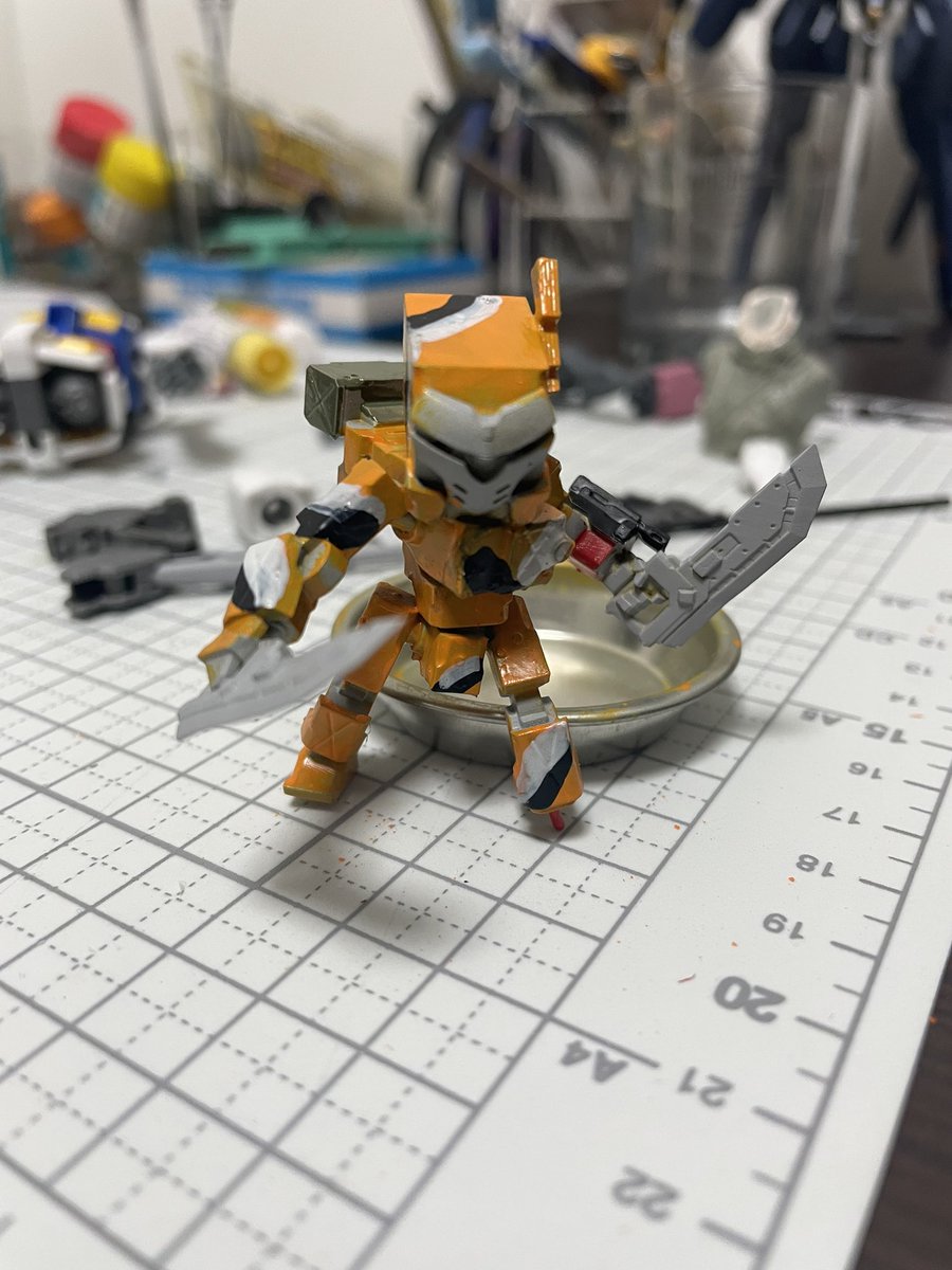 VOXVOT塗装中。
試行錯誤しながら塗っていて楽しいです。
#voxvot