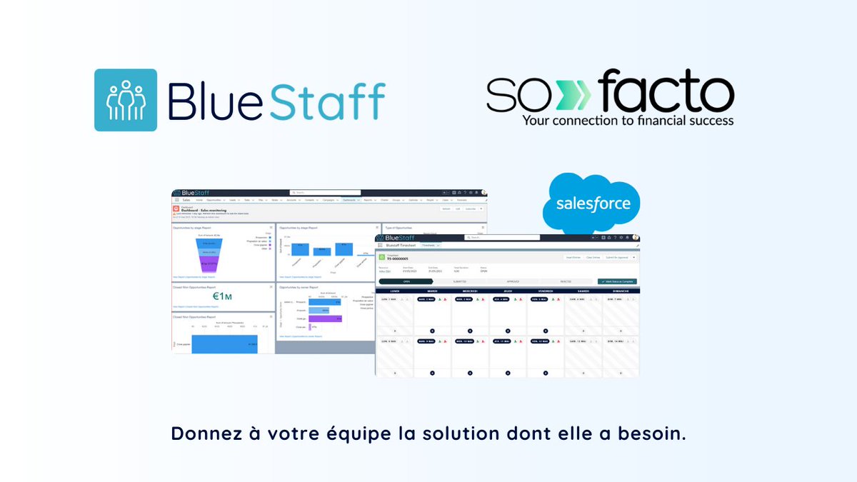 guiminiHQ's tweet photo. Ne laissez plus de revenus s’échapper ! Avec notre connecteur #Bluestaff x Sofacto, facturez chaque minute passée sur vos projets et boostez vos marges.
🎯 Saisie de temps simplifiée
⏳ Plus aucune minute oubliée
📊 Suivi clair des marges et rentabilité

#facturation #timesheet https://t.co/vZpnijmHW5