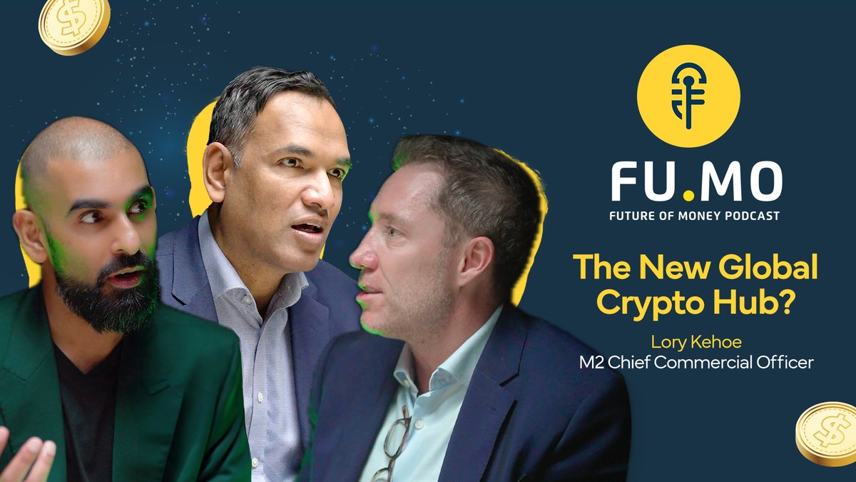 Join us on the latest episode of <a href="/FUMO_Podcast/">FUMO: Future Of Money Podcast</a>! 🎙️

Top fintech duo <a href="/ronitA380/">Ronit Ghose</a> and <a href="/FinTechGuyDubai/">Gaurav Dhar</a> sit down with <a href="/LoryKehoe/">Lory Kehoe</a>, Chief Commercial Officer at M2, a leading crypto investment platform. In this episode, Lory shares how M2 connects traditional finance with digital