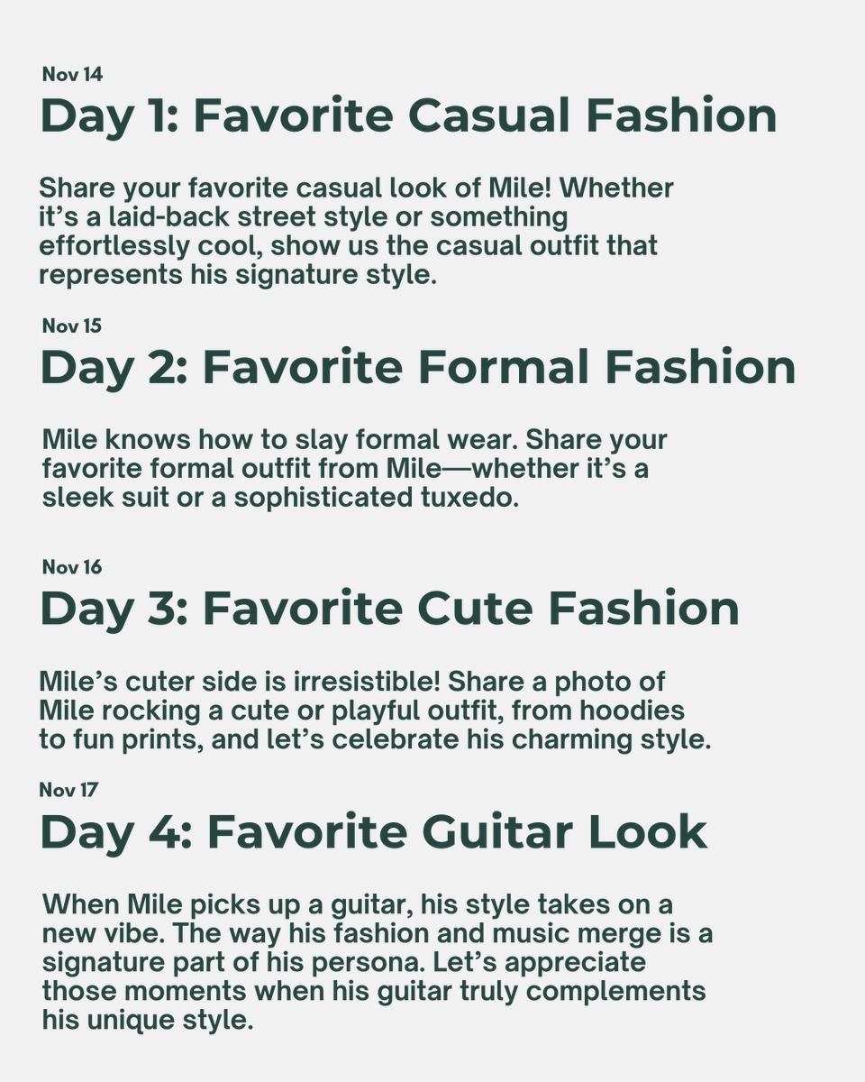 MilePhakOnIG's tweet photo. Greeny Rose 🌹 !!!

Let’s talk about what makes Mile Phakphum "Mile"! Each day focuses on a different side of his style, from casual to formal to magazine shoots. Share your thoughts and favorite picks here! Let’s hear your opinions!

#MilePhakphum @milephakphum 
#GreenyRose https://t.co/Qy5xS9vPZg