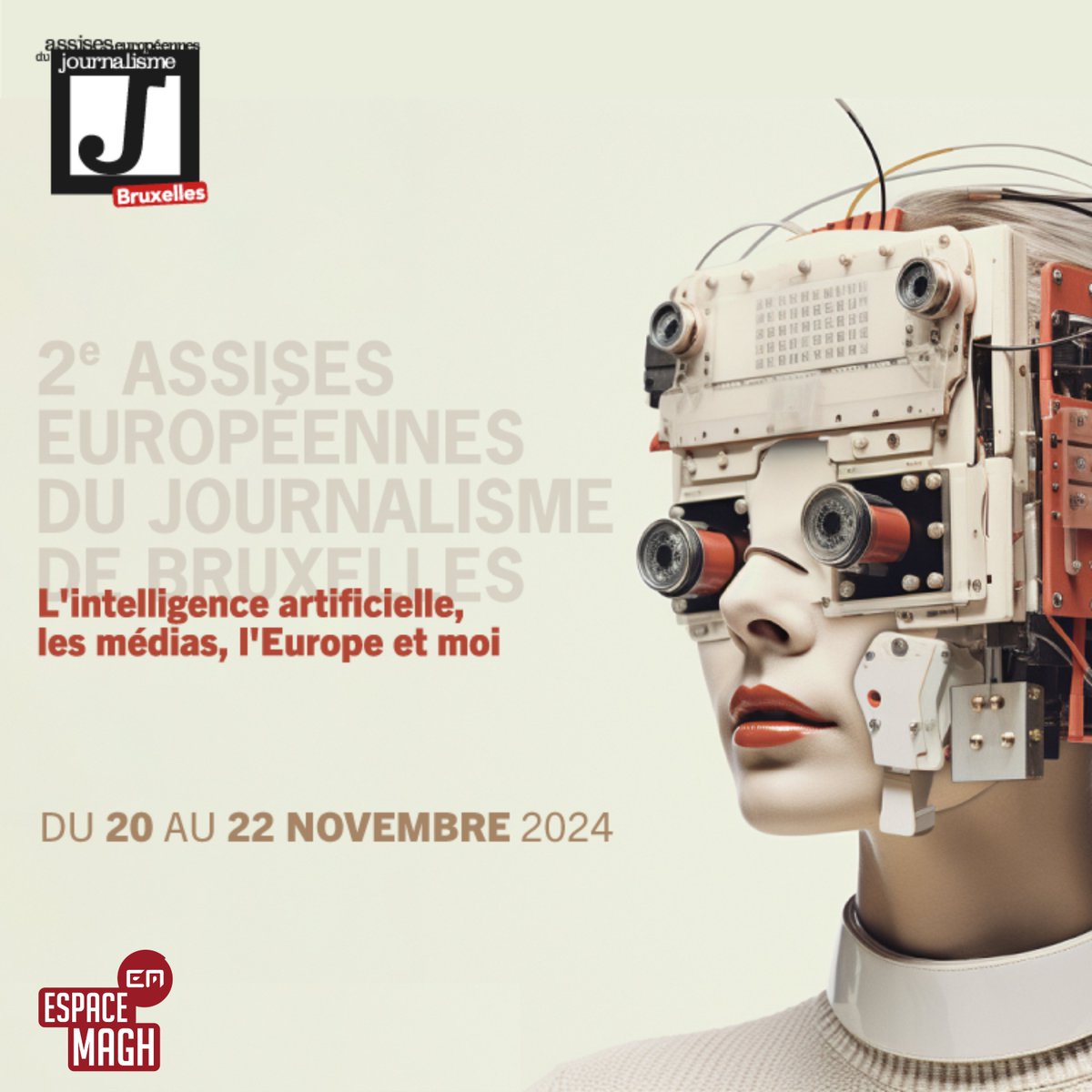 Nous remercions notre partenaire l' <a href="/EspaceMagh/">Espace Magh</a>  pour son soutien lors de la 2e édition des Assises Européennes du Journalisme de Bruxelles ! 🤖🇪🇺

📍 IHECS
📆 20/21/22 novembre 2024
🤖 Programme et inscription : bit.ly/3ArSDNb