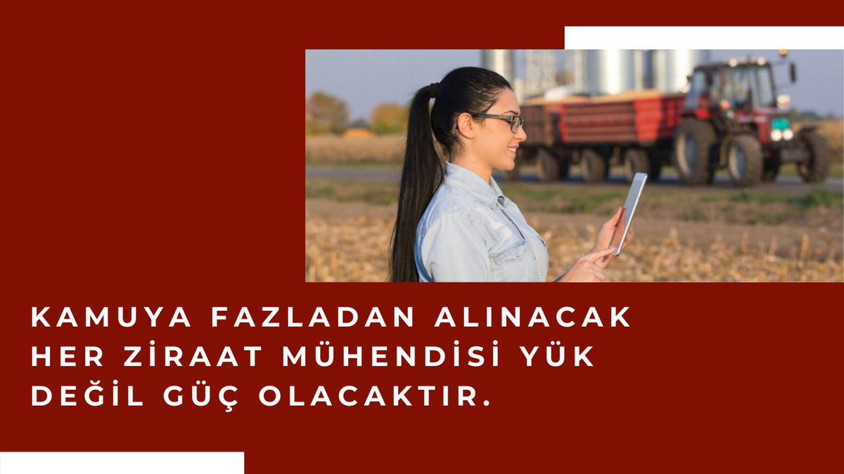 <a href="/Ahmet_Guldal/">Ahmet GÜLDAL</a> Kadro bildirimleri uzadı! TMO, ziraat mühendislerinin bu süreçte göz ardı edilmemesi için önemli bir adım atabilir. Sesimizi duyuralım! #TMOZiraateKadro <a href="/Ahmet_Guldal/">Ahmet GÜLDAL</a> <a href="/cihansoyalp/">Cihan SOYALP</a> <a href="/fatihkayatmo/">Fatih Kaya 🇹🇷</a> <a href="/ibrahimyumakli/">İbrahim Yumaklı</a>