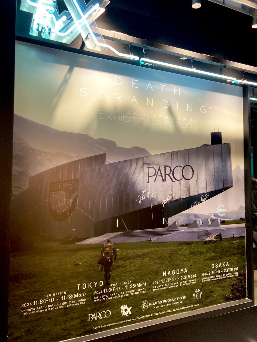 デススト展in渋谷PARCO

直筆原画やサムに会えて、世界の繋がりをより感じました👍👍👍👍👍✨✨

#DETHSTRANDING
#デススト5周年 