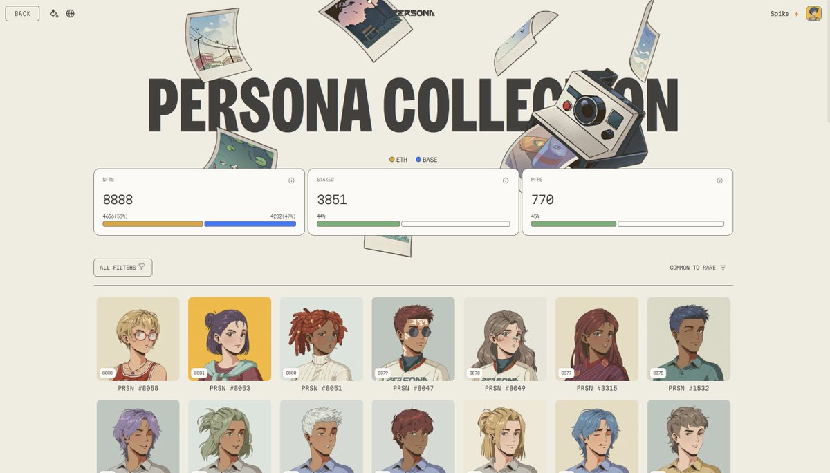 We’re constantly updating the Persona Platform to ensure that it offers the best possible experience for our holders. 

That means that it’s
- easy to use 
- packed full of features 

We shipped the Persona explorer last week for people to browse the collection and get
