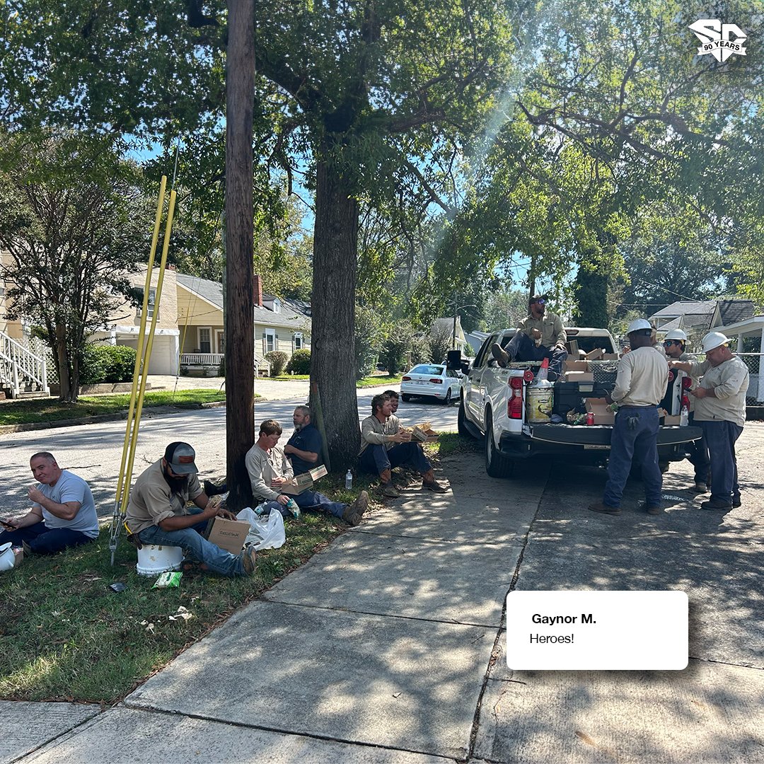 santeecooper's tweet photo. Only 17 days until the end of the hurricane season! Looking back, we're grateful for everyone's support throughout #HurricaneHelene as we provided mutual aid in the Upstate. Let's continue to weather the storm together. #PoweringSC https://t.co/bf26HOhNRp