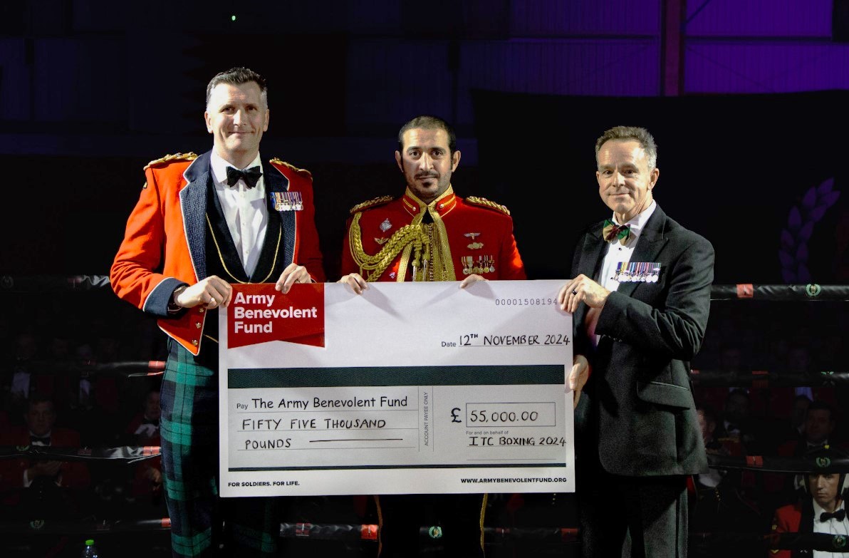 Lt Col Barney Barnbrook (@abfbarney) on Twitter photo Blown away by the International Boxing Night at <a href="/ITC_Catterick/">The Infantry Training Centre</a> between <a href="/BritishArmy/">British Army 🇬🇧</a> Boxing and the Bahrain Royal Guard - professionalism personified. <a href="/ArmyBenFund/">Army Benevolent Fund</a> was the beneficiary of the event - which raised a staggering £55,000.00!
<a href="/AmySimeon/">Amy Simeon</a> Blown away by the International Boxing Night at <a href="/ITC_Catterick/">The Infantry Training Centre</a> between <a href="/BritishArmy/">British Army 🇬🇧</a> Boxing and the Bahrain Royal Guard - professionalism personified. <a href="/ArmyBenFund/">Army Benevolent Fund</a> was the beneficiary of the event - which raised a staggering £55,000.00!
<a href="/AmySimeon/">Amy Simeon</a>
