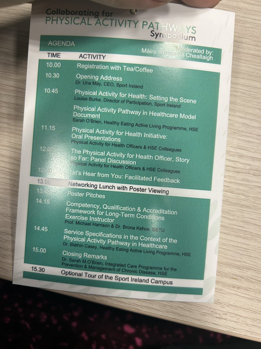 Dr Bláthín Casey (@blathincasey) on Twitter photo Kicking off our PA Pathways Symposium here <a href="/sportireland/">Sport Ireland</a>. A full agenda discussing all things PA and Health in this country 💚 Jointly organised by <a href="/HsehealthW/">HSE Health & Wellbeing</a> and our colleagues in Sport Ireland #PAPathways2024 Kicking off our PA Pathways Symposium here <a href="/sportireland/">Sport Ireland</a>. A full agenda discussing all things PA and Health in this country 💚 Jointly organised by <a href="/HsehealthW/">HSE Health & Wellbeing</a> and our colleagues in Sport Ireland #PAPathways2024