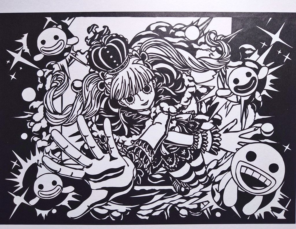 できた(^-^)ノ #切り絵 #青の祓魔師 #霧隠シュラ