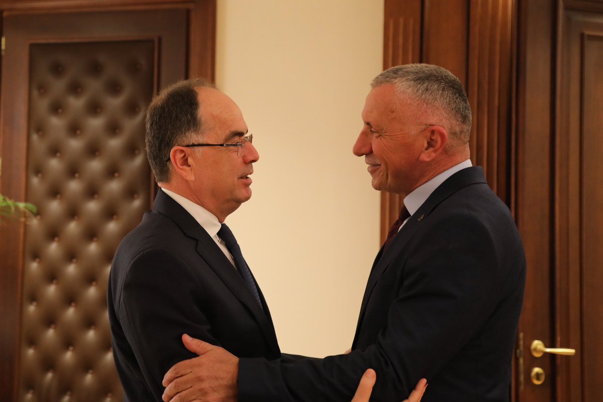 With President of Albania.