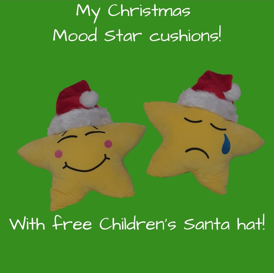 They're here! My Santa Mood Stars 🎅
mymoodstars.co.uk

Decorate your school Christmas tree and classroom with these gorgeous plush Stars.
The hats pop on and off, so you can use them as regular Mood Stars in the few weeks where it's not Christmas 🤣🤣🤣
#NurserySchoolOwner