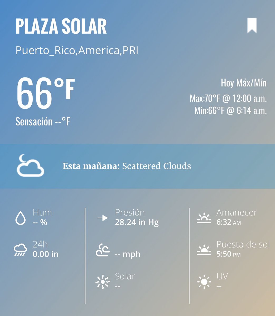 Ahora en Adjuntas… esta estación meteorológica fue recién instalada como parte de La Plaza de la Independencia Energética. #21D