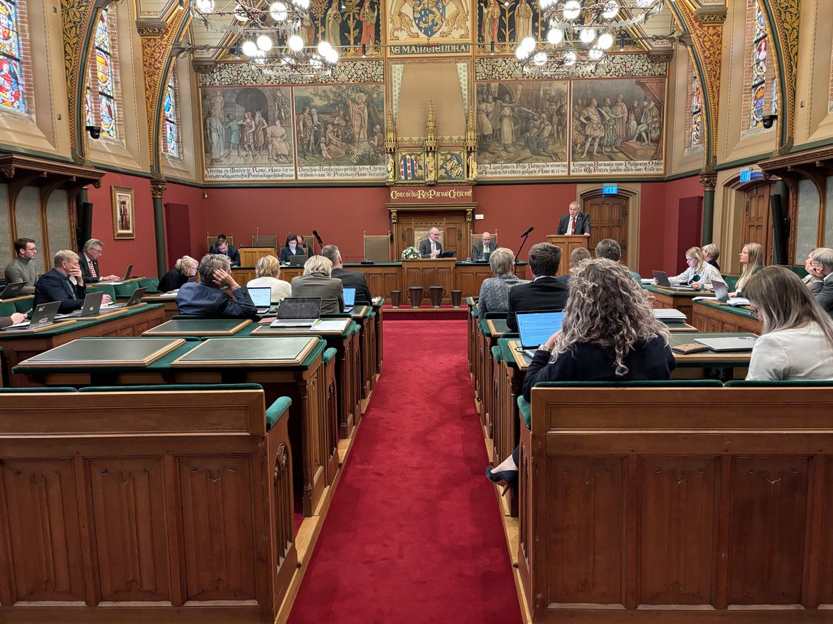 Ek fraksjefoarsitter Ter Keurs fan ⁦<a href="/VVDFryslan/">VVD Fryslân</a>⁩ is tige kritysk oer de begrutting 2025 fan ⁦<a href="/provfryslan/">Provincie Fryslân</a>⁩. Hy sjocht ûnhelbere doelen, ûnnedige #belestingferheging en oerdreaune sunigens. De VVD oerwaacht dêrom om foar it earst sûnt 1948 tsjin te stimmen.