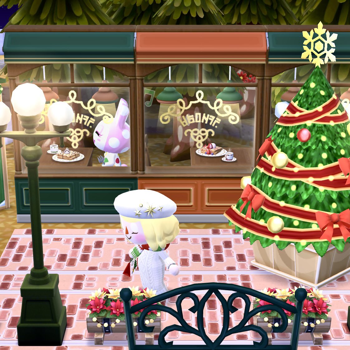 aaaa_chan_s2's tweet photo. クリスマスにチェンジ🎄住宅街→クリスマスマーケット→ショッピング街→イルミネーション♡♡ #ポケ森 #ポケ森ニンドリ_ありがとう  #ポケ森レイアウト https://t.co/0WZctq3VF8