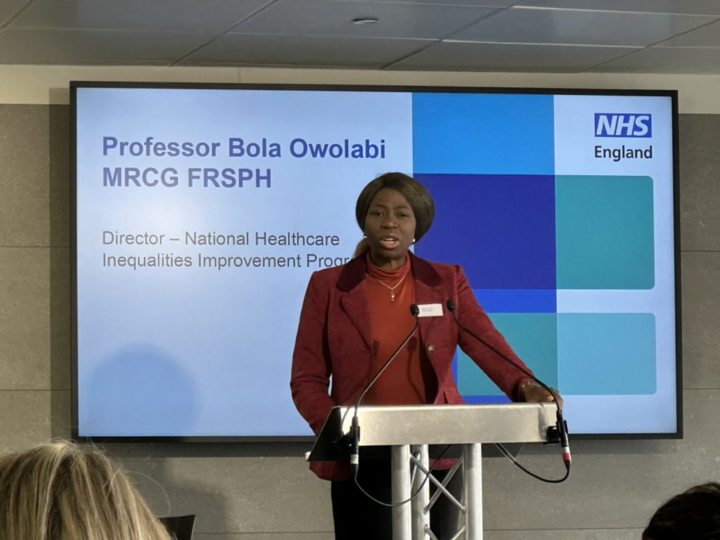Team Margot (@swab4margot) on Twitter photo Thank you <a href="/BolaOwolabi8/">Bola Owolabi</a>
In the NHS 10 year plan there is a specific work stream to address inequalities in healthcare…
If you haven’t already responded to the government consultation, please do so: change.nhs.uk/en-GB/
🙏 Thank you <a href="/BolaOwolabi8/">Bola Owolabi</a>
In the NHS 10 year plan there is a specific work stream to address inequalities in healthcare…
If you haven’t already responded to the government consultation, please do so: change.nhs.uk/en-GB/
🙏
