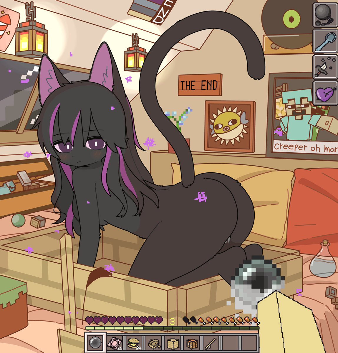 doremifaso64's tweet photo. Ender Cat Girl https://t.co/teE7VzHU3U