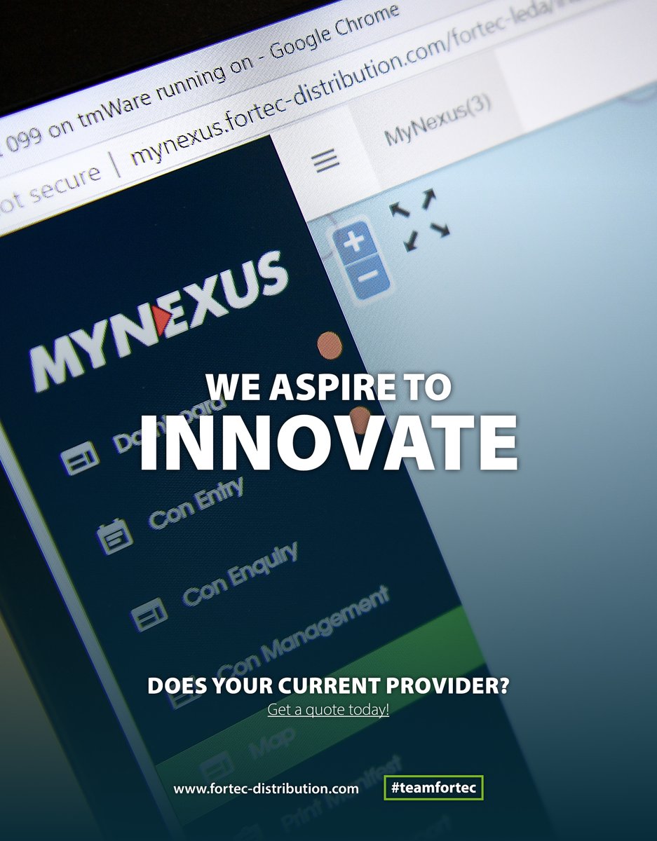 At Fortec, we have invested heavily in our IT and product offering to create a dynamic, innovative and sector-leading solution to support our customers.

Get a quote today: eu1.hubs.ly/H0dh0yn0 #teamfortec #logistics