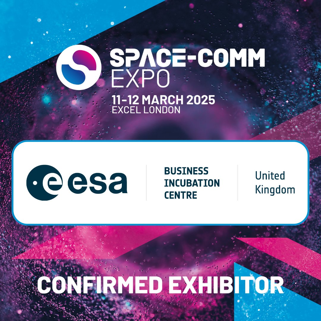 SpaceCommExpo (@spacecommexpo) on Twitter photo Visit <a href="/ESABICUK/">ESA BIC UK</a>'s stand at #SpaceCommExpo2025 on 11-12 March at London ExCeL! 🚀 ESA BIC UK provides the support and funding that start-up companies need to turn their ideas into profitable products and services using #SpaceTech.
Join us! FREE tickets: eu1.hubs.ly/H0dyMcd0 Visit <a href="/ESABICUK/">ESA BIC UK</a>'s stand at #SpaceCommExpo2025 on 11-12 March at London ExCeL! 🚀 ESA BIC UK provides the support and funding that start-up companies need to turn their ideas into profitable products and services using #SpaceTech.
Join us! FREE tickets: eu1.hubs.ly/H0dyMcd0