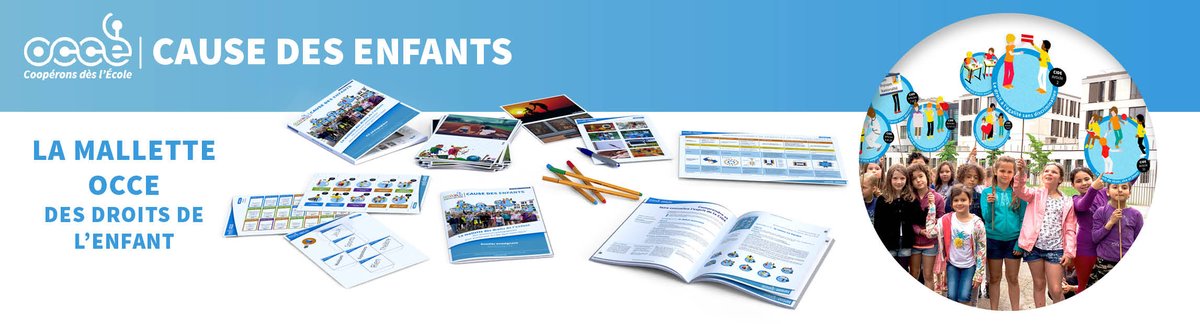 À l'occasion du 20 novembre, l’ <a href="/OCCE_FD/">Fédération Nationale OCCE</a> propose en ligne " la mallette des droits de l'enfant": des activités &amp;  jeux coopératifs pour engager vos élèves dans la défense des droits de l’enfant. 
📌Téléchargeables gratuitement sur inscription : tinyurl.com/3myumsvc