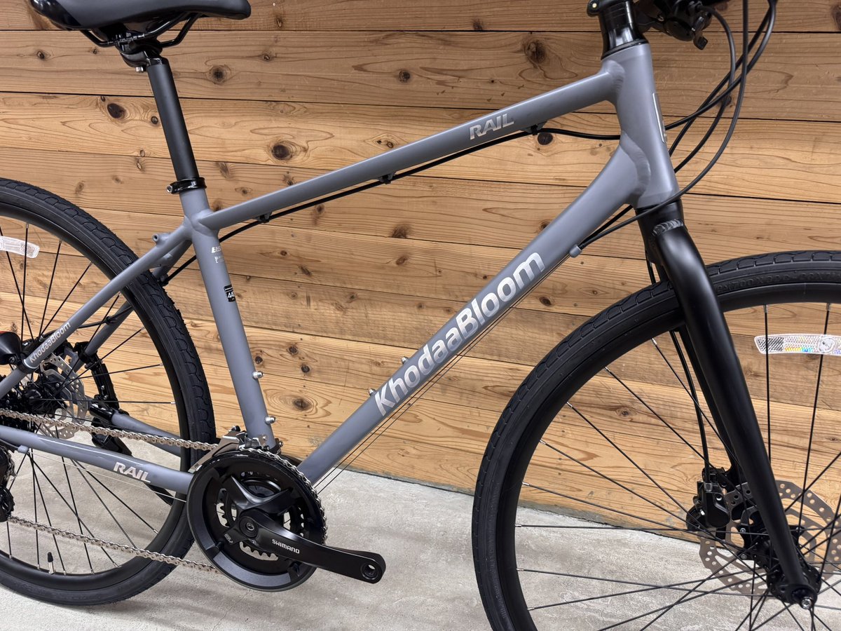CycleshopPG's tweet photo. KhodaaBloom 🇯🇵 RAIL DISC / マットソリッドグレー

#khodaabloom 
#raildisc 
#コーダーブルーム 
#レイルディスク 
#クロスバイク 
#自転車 
#自転車のある生活 
#広島自転車屋 
#広島 
#広島市 
#袋町 
#うらぶくろ 
#cycleshoppg https://t.co/yTRvyW9x2n