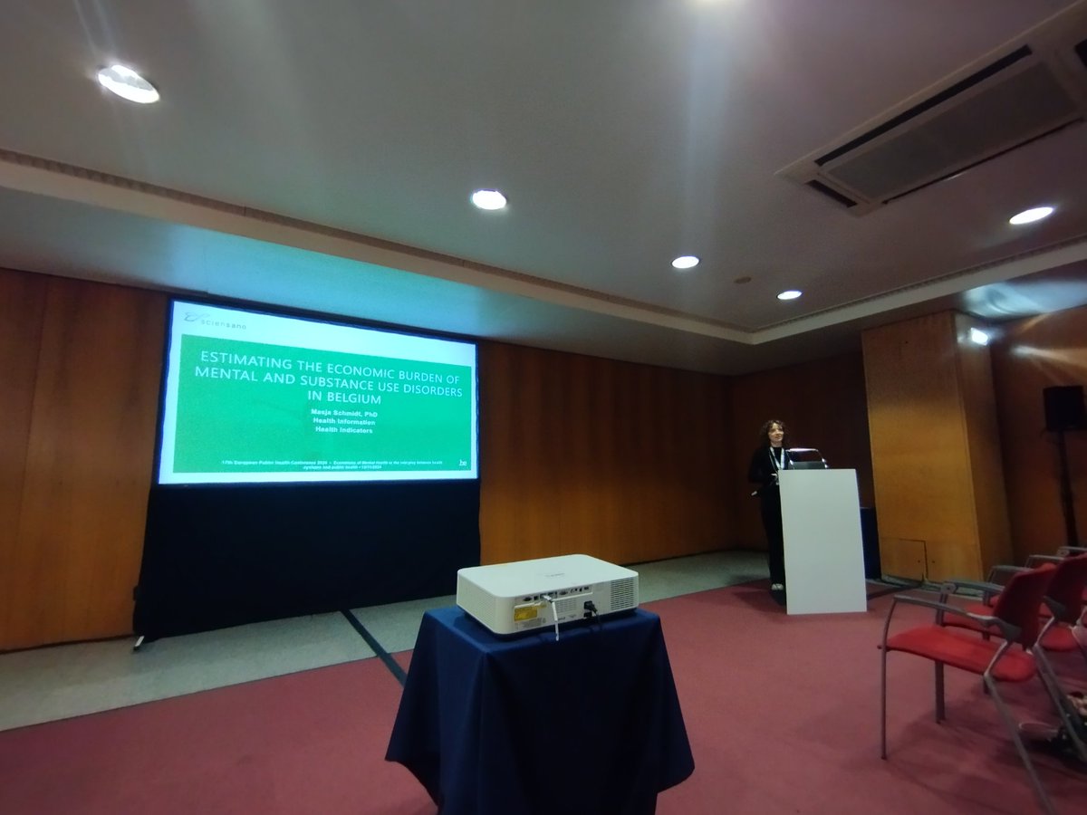 brechtdv's tweet photo. 👇 @MasjaSchmidt @sciensano presents the incremental cost of mental and substance use disorders in Belgium, calculated within the context of the Belgian national burden of disease study #BeBOD #EUPHA2024 https://t.co/XVdNNDjL5J