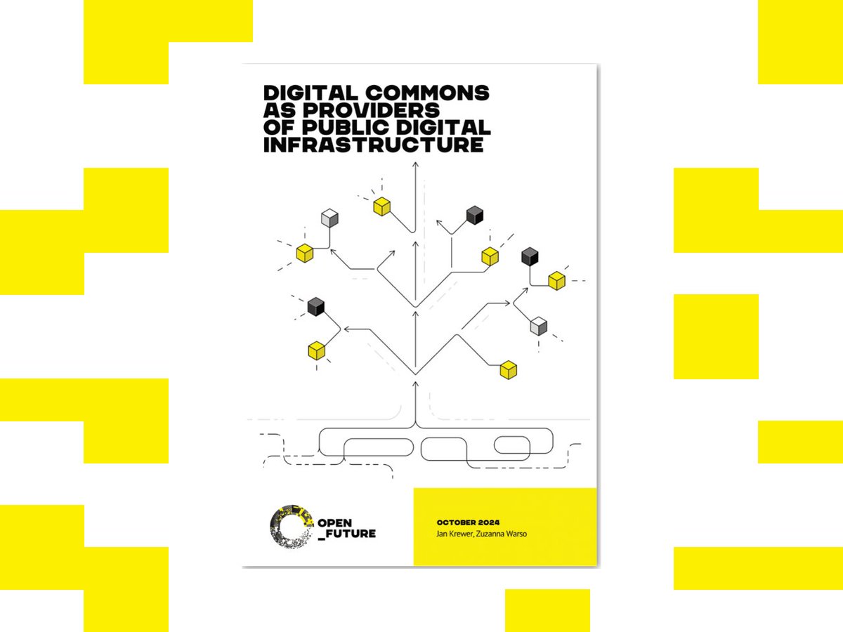 OpenFutureEU's tweet image. 🏙️ Our new report, by @jankrewer and @ZWarso,
focuses on how #DigitalCommons can support and improve #PublicDigitalInfrastructures.
📄Read or download the paper, contributing to the @NGI Commons Project: openfuture.eu/publication/di…