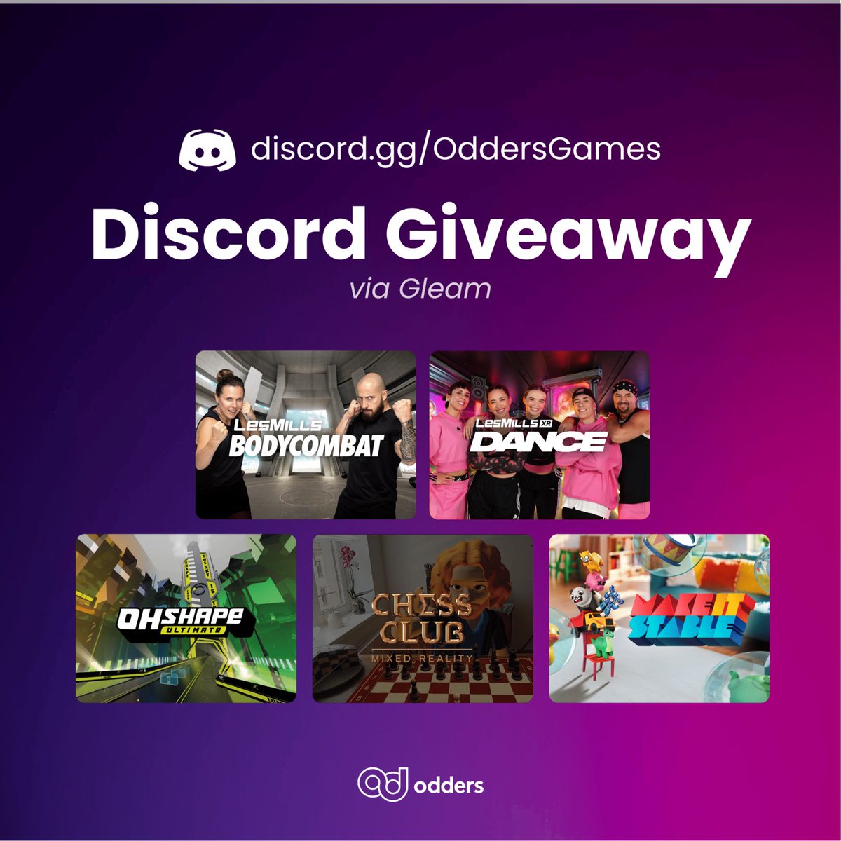 🚨LAST CHANCE TO WIN A SPECIAL ODDERS GAMES PACK🚨 

We're giving away 10 packs, each containing one copy of all our games! It ends this Friday, November 15th!🏃‍♂️💨

How to participate: gleam.io/2ZJlj/odders-g…

Make sure to complete all steps through Gleam. Good luck!🎁