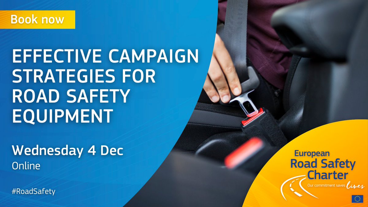 RSA Ireland (@rsaireland) on Twitter photo Calling all road safety advocates!
Don’t miss the next European Road Safety Charter event, Effective Campaign Strategies for Road Safety Equipment, happening online on Wednesday, 4 December.
👉 Register now: bit.ly/4fNHnK5
<a href="/ERSCharter/">European Road Safety Charter</a> Calling all road safety advocates!
Don’t miss the next European Road Safety Charter event, Effective Campaign Strategies for Road Safety Equipment, happening online on Wednesday, 4 December.
👉 Register now: bit.ly/4fNHnK5
<a href="/ERSCharter/">European Road Safety Charter</a>